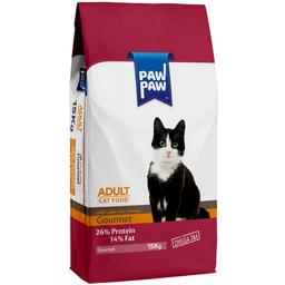 Сухой корм для взрослых привередливых котов Pawpaw Премиум, 15 кг