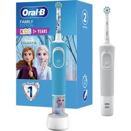 Набор электрических зубных щеток Oral-B Family Edition Vitality&Kids Холодное Сердце 2, 2 шт.