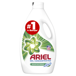 Жидкий стиральный порошок Ariel Горный Родник, для белых и цветных тканей, 2,86 л