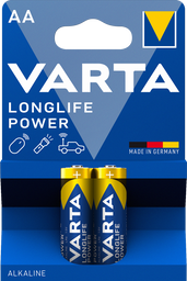 Батарейка Varta High Energy AA Bli 2 Alkaline, 2 шт. (4906121412)