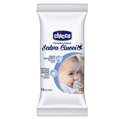 Детские салфетки Chicco Salva Ciucccio дезинфицирующие, 16 шт. (07921.00)