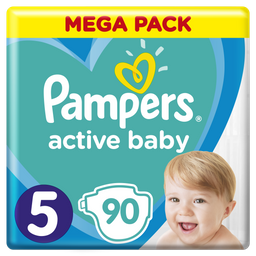 Подгузники Pampers Active Baby 5 (11-16 кг), 90 шт.