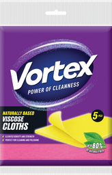 Серветки віскозні Vortex для прибирання, 5 шт.