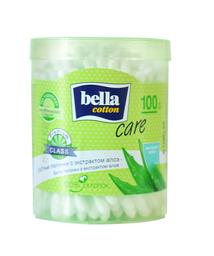 Ватні палички Bella Cotton Care з екстрактом алое, 100 шт (BC-081-P100-034)