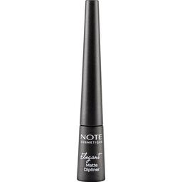 Діплайнер для очей Note Cosmetique Elegant Matte Dipliner відтінок 01 (Coal Black) 2.5 мл
