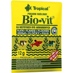 Корм для рыб Tropical Bio-Vit, в виде хлопьев, 12 г