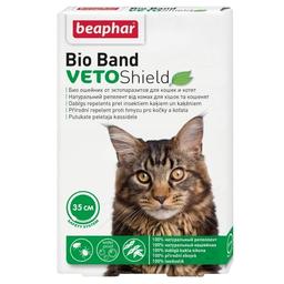 Ошейник Beaphar Bio Collar от блох, клещей и комаров для кошек, 35 см (10664)
