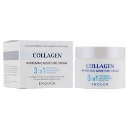 Крем для обличчя Enough Collagen Whitening Moisture 3in1 Cream Освітлювальний з колагеном, 50 мл