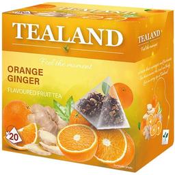 Чай фруктовий Tealand Exotic Orange-Ginger, апельсин та імбир, у пірамідках, 40 г