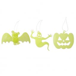 Набор Yes! Fun Halloween Monster team Подвески светящиеся в темноте, 3 шт. (974347)