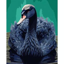 Картина по номерам Santi Черный лебедь, 40х50 см (954514)