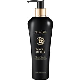 Шампунь-гель T-LAB Professional Royal Detox Absolute Wash для гладкости и абсолютной детоксикации волос и кожи, 300 мл