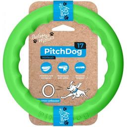 Кільце для апортування PitchDog 17, 17 см, салатовий (62365)
