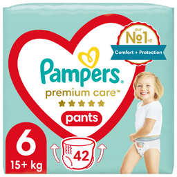 Подгузники-трусики Pampers Premium Care Pants 6 (15+ кг), 42 шт.