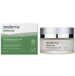 Зволожуючий крем Sesderma Hidraloe Moisturizing Facial Cream, 50 мл