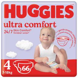 Підгузки Huggies Ultra Comfort 4 (7-18 кг), 66 шт.