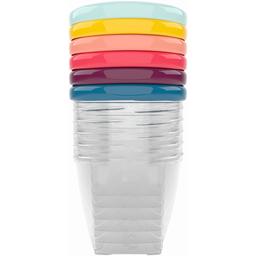 Набор контейнеров для хранения продуктов Babymoov Babybols разноцветные, 6 шт. (A004309)
