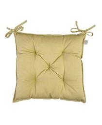 Подушка на стілець Прованс Шафран, 40х40 см, жовтий (21402)