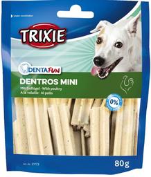 Ласощі для собак Trixie Denta Fun Dentros Mini, з домашньою птицею, 80 г