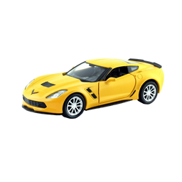 Машинка Uni-fortune Chevrolet Corvette Grand Sport, 1:32, матовый желтый (554039М(С))