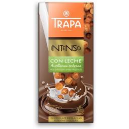 Шоколад молочный Trapa Intenso, с цельным фундуком, 175 г