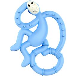 Игрушка-прорезыватель Matchstick Monkey Маленькая танцующая Обезьянка, 10 см, голубая (MM-МMT-007)