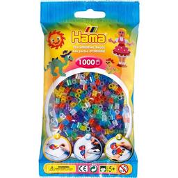 Термомозаїка Hama Midi Набір кольорових напівпрозорих намистин, 1000 елементів (207-54)
