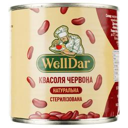 Квасоля червона WellDar натуральна стерилізована 410 г (915782)
