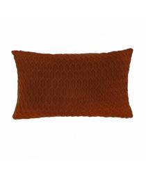 Подушка в`язана Прованс Ланцюги, 45х30 см, коричневий (25056)