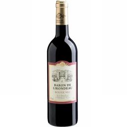 Вино Baron de Lirondeau, красное, сухое, 11%, 0,75 л