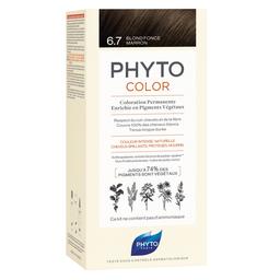 Крем-фарба для волосся Phyto Phytocolor, відтінок 6.7 (темно-русявий каштановий), 112 мл (РН10025)