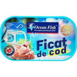 Печінка тріски Ocean Fish натуральна 120 г (904826)