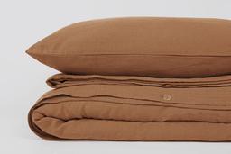 Комплект постельного белья Barine Serenity indian tan, евростандарт, коричневый (svt-2000022252034)