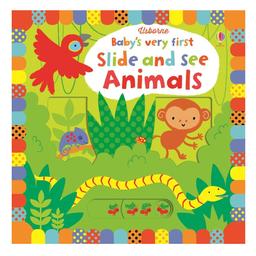 Baby's Very First Slide and See Animals - Fiona Watt, англ. мова (9781409581284)