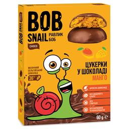Натуральні цукерки Bob Snail Манго у молочному шоколаді, 60 г