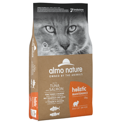 Сухой корм Almo Nature Holistic Cat для взрослых кошек, с тунцом и лососем, 12 кг (6832)
