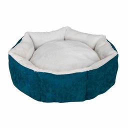 Лежак для тварин Milord Cupcake, круглий, зелений з сірим, розмір L (VR10//3657)