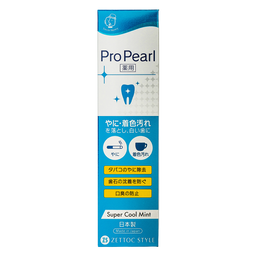 Зубная паста Zettoc Pro Pearl Cool Mint, с экстрактом мяты, 100 г (4582118954308)