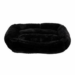Лежак для животных Milord Brownie, прямоугольный, черный, размер L (VR02//0120)