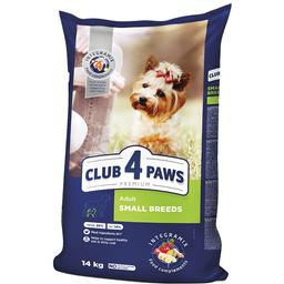 Сухой корм Club 4 Paws Premium Club для взрослых собак малых пород, 14 кг