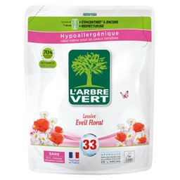 Рідкий засіб для прання L'Arbre Vert Аромат квітів, запасний блок, 1,5 л