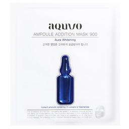 Ампульная маска для лица Aquvo Ampoule Addition Mask 900 Aura Whitening, осветляющая, 3 шт. х 25 мл