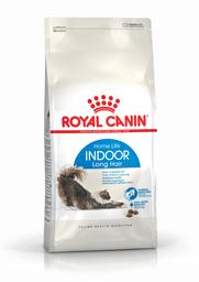 Сухой корм для домашних кошек Royal Canin Indoor Long Hair длинношерстных, мясо птицы и кукуруза, 2 кг