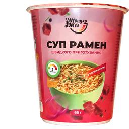Суп швидкого приготування Швидко Їжа Рамен с говядиной, 65 г