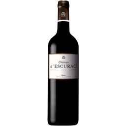Вино Chateau d'Escurac 2016, червоне, сухе, 0,75 л