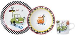 Набір дитячого посуду Limited Edition Funny Cars, 3 предмети (C298)