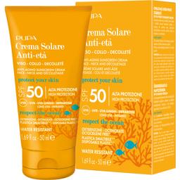 Антивозрастной солнцезащитный крем Pupa Anti-Aging Suncreen Cream High Protection SPF 50, 50 мл (1067473)