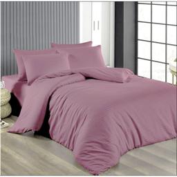 Комплект постельного белья LightHouse Sateen Stripe Murdum евростандарт розовый (603630_2,0)