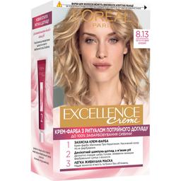 Стійка крем-фарба для волосся L'Oreal Paris Excellence Creme відтінок 8.13 (світло-русявий бежевий) 192 мл