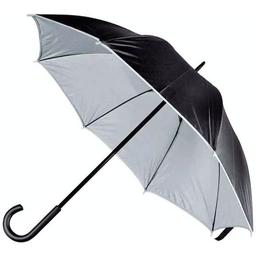 Зонт-трость Macma, черный с белым (4519707)